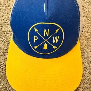 Blue and Yellow PNW Logo Hat